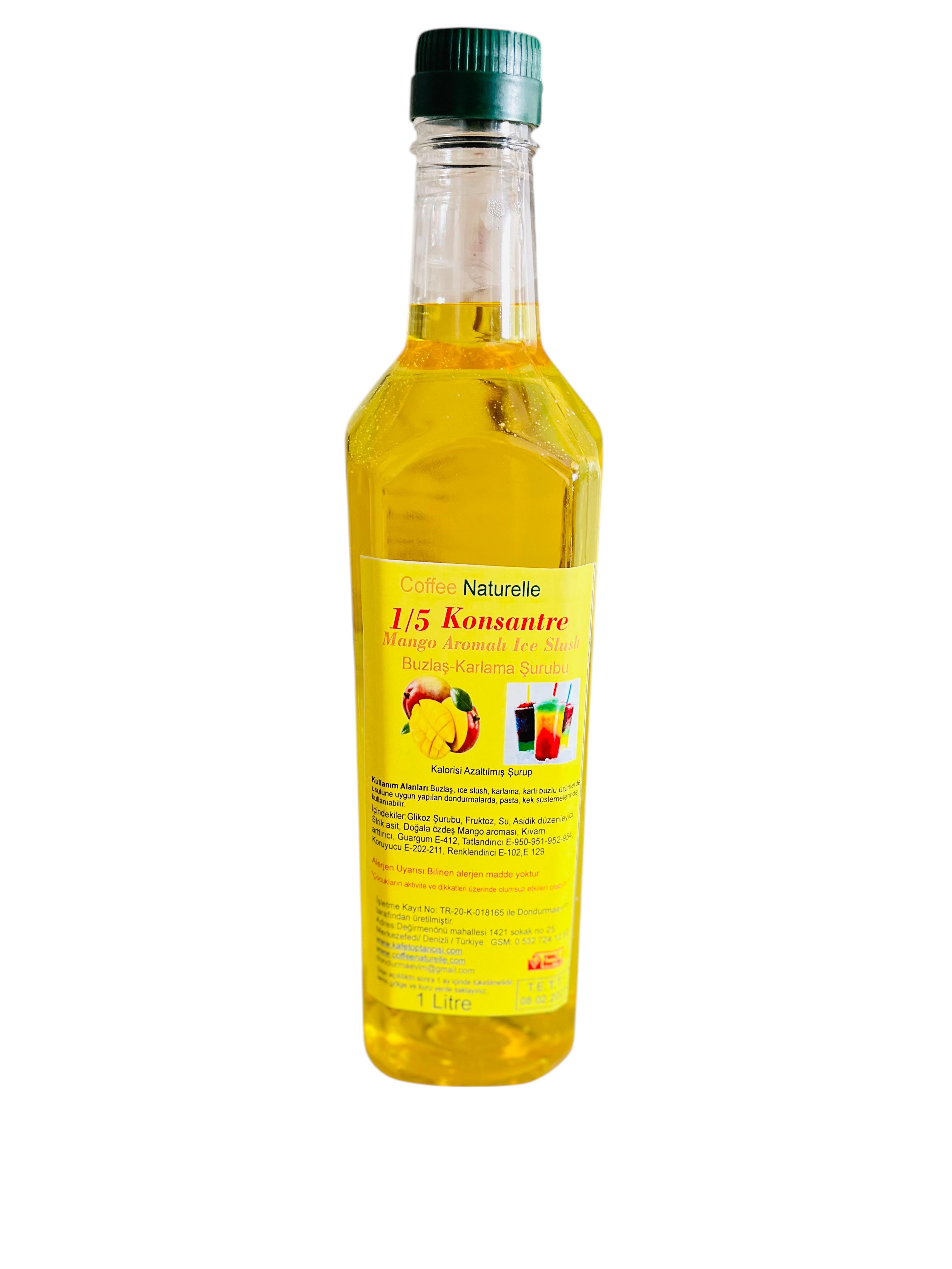 Mango Aromalı Buzlaş 1 e 5 Şurup 1 lt ürün görseli