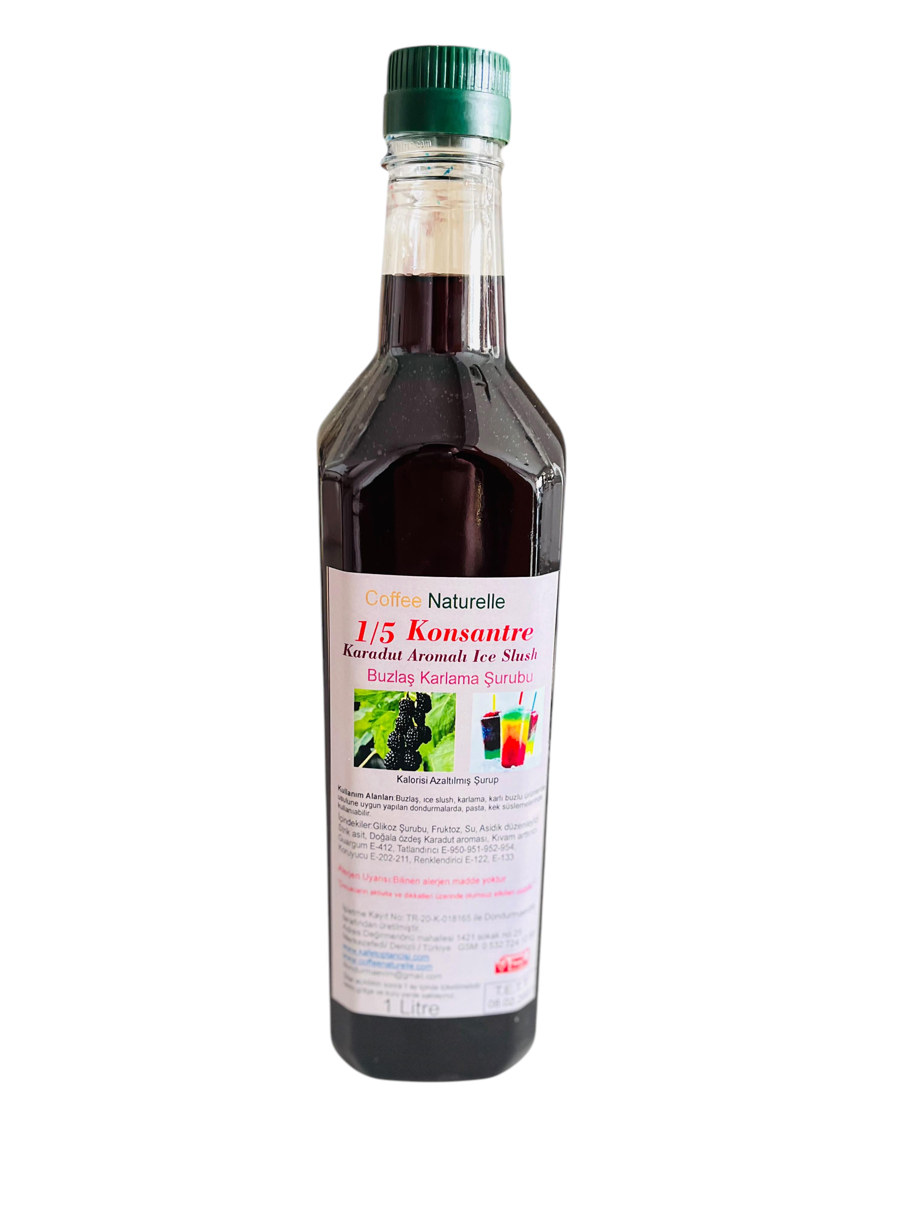 Karadut Buzlaş 1e 5 konsatre şurup 1 lt ürün görseli