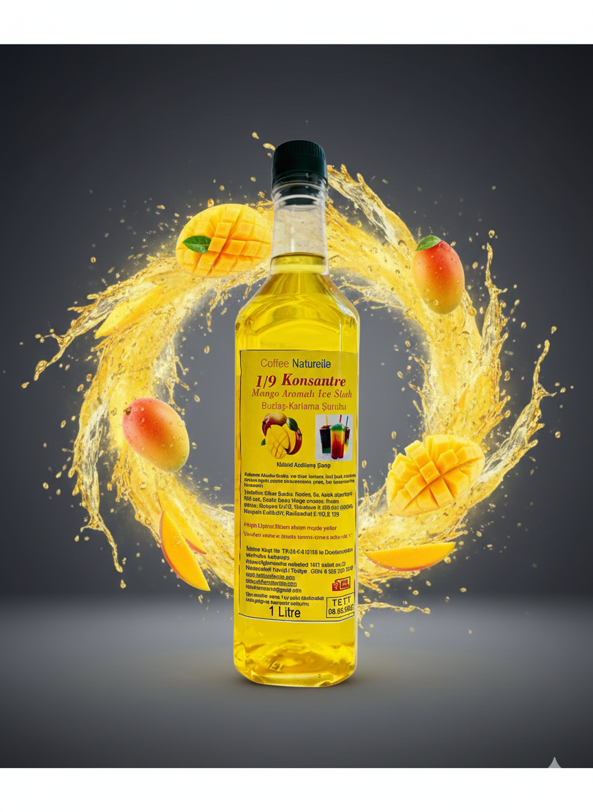Mango Aromalı Buzlaş Şurubu 1 Litre – 1’e 9 Konsantre ürün görseli