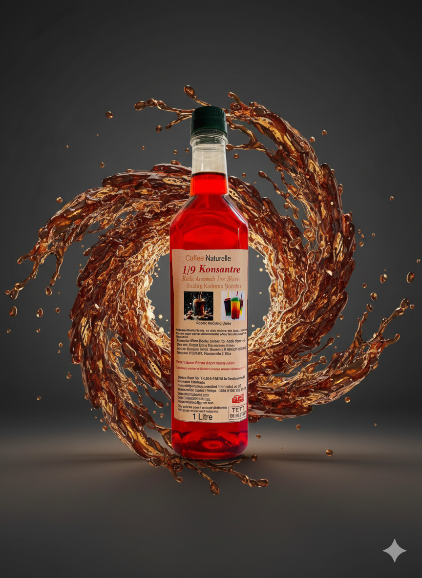 Kola Aromalı Buzlaş Şurubu 1 Litre – 1’e 9 Konsantre ürün görseli