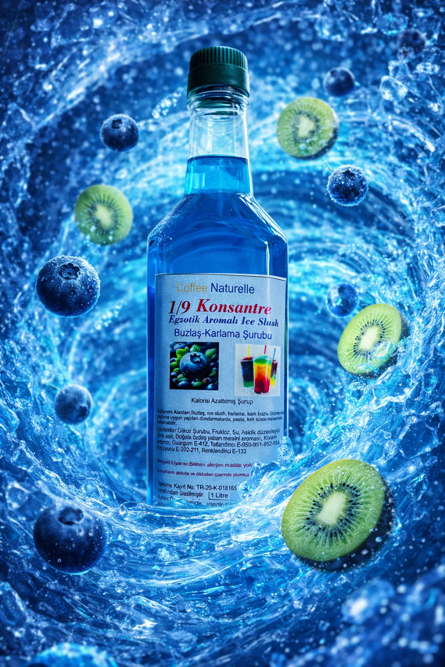 Egzotik Aromalı Buzlaş Şurubu 1 Litre – 1’e 9 Konsantre ürün görseli