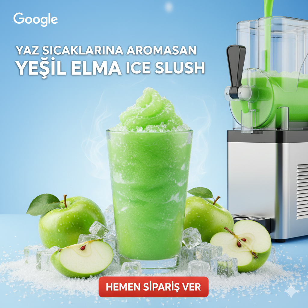 Yeşil Elma Aromalı Buzlaş Tozu 1250 gr ürün görseli