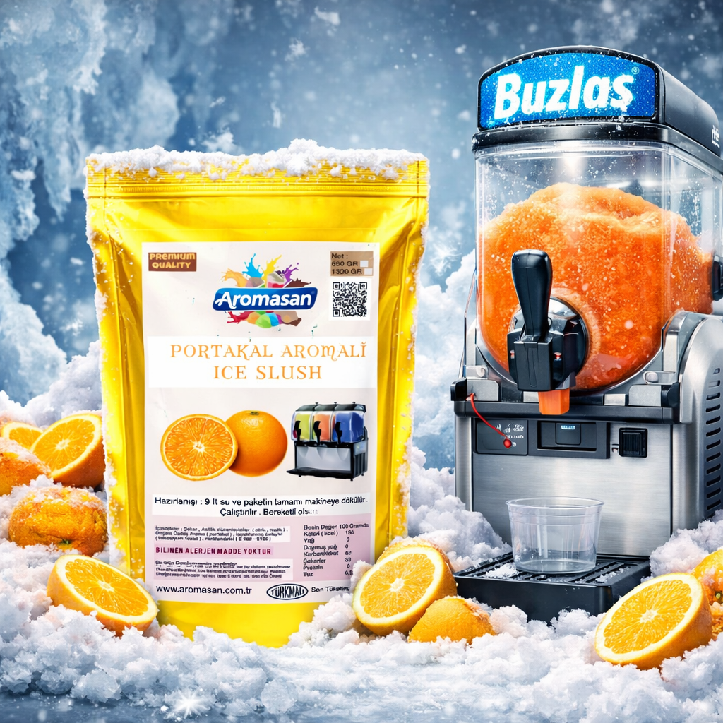 Portakal Aromalı Buzlaş Tozu 1250 Gr ürün görseli