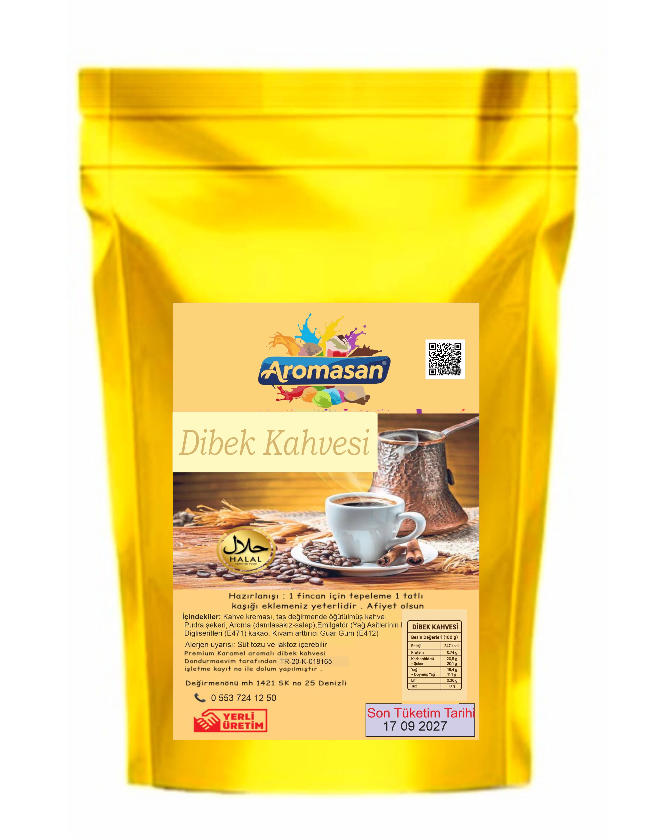 Dibek kahvesi 1 kg ürün görseli