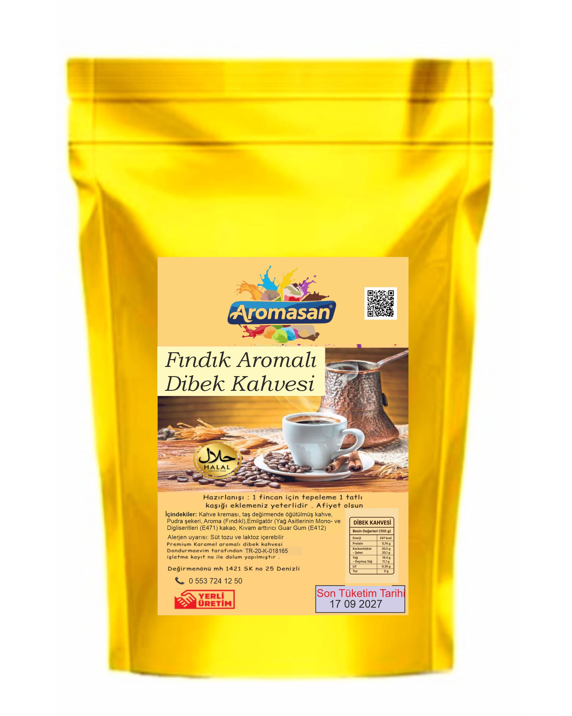 Fındık Aromalı dibek Kahvesi 1 kg ürün görseli