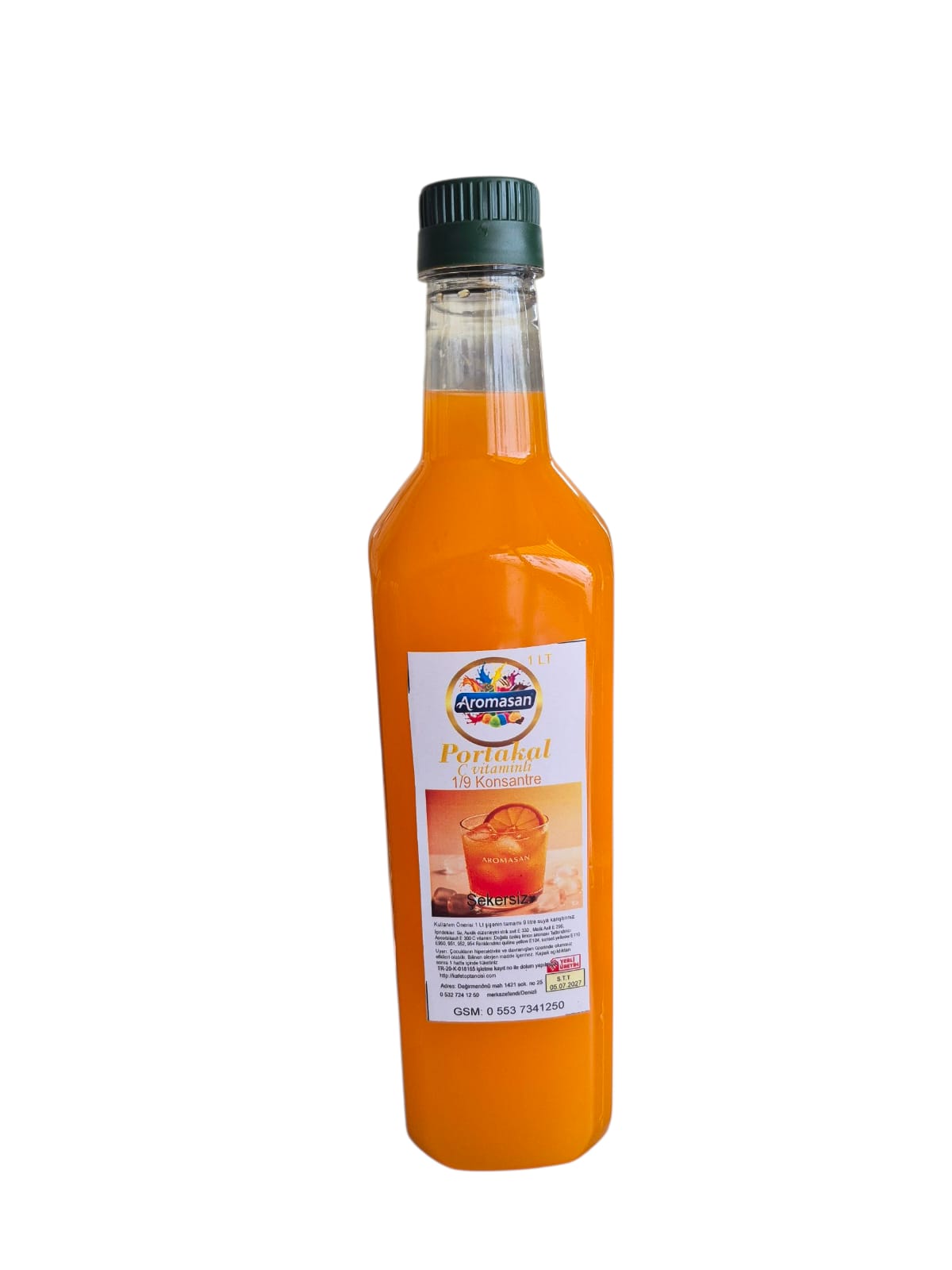 Portakal Aromalı 1 e 9 Konsatre Şurup 1 LT ürün görseli