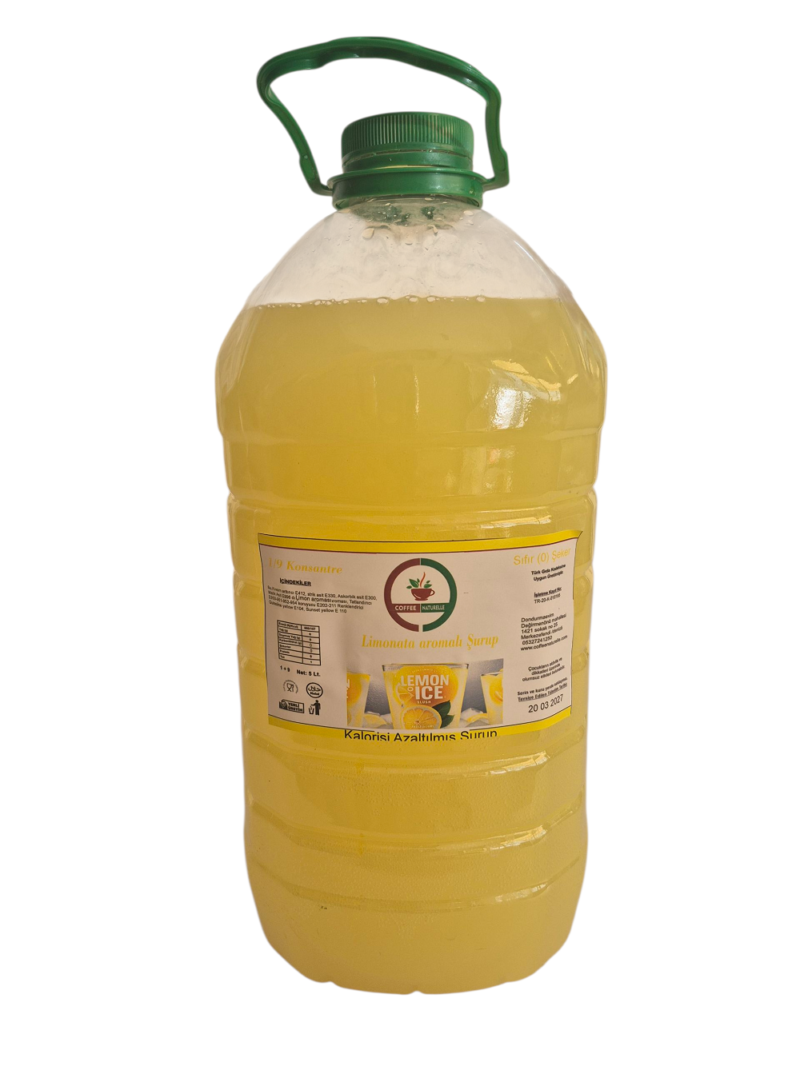 5 Litre Konsantre Limonata Şurubu (1/9 Oranında Sulandırılır) – Coffee Naturelle ürün görseli