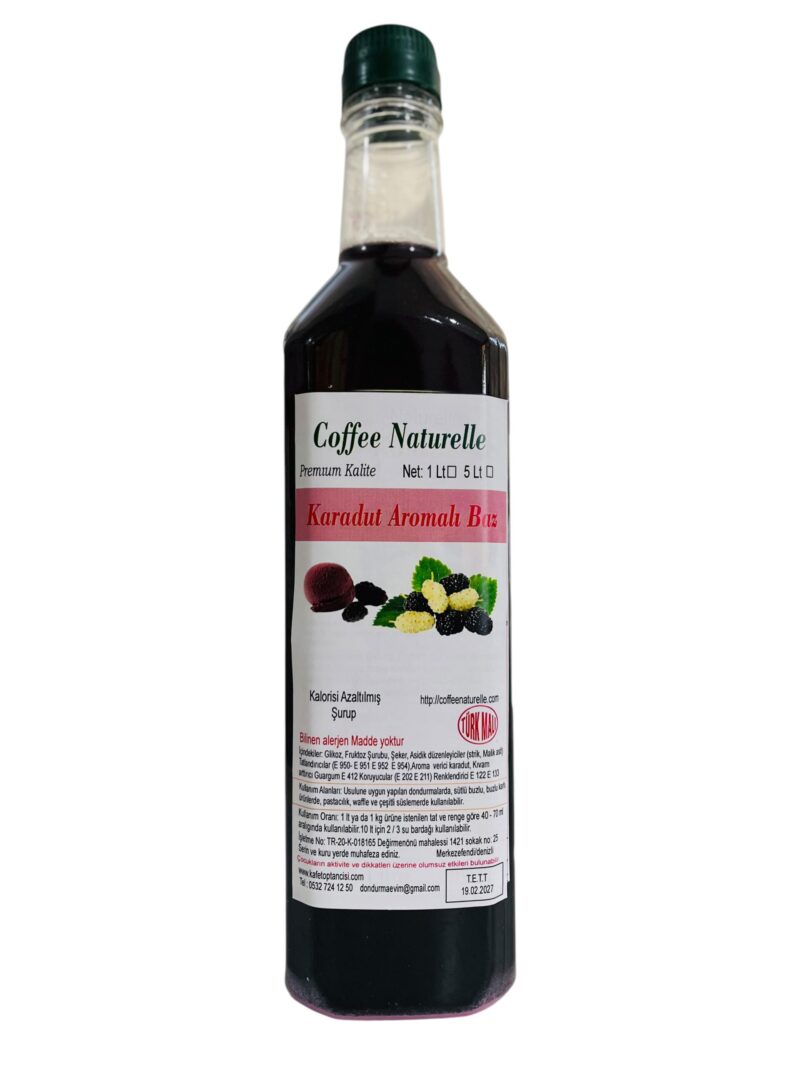 Karadut Aromalı Baz – 1 Litre – Coffee Naturelle ürün görseli